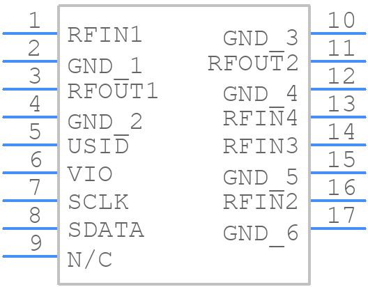 QPC1220QSR - Qorvo - PCB symbol