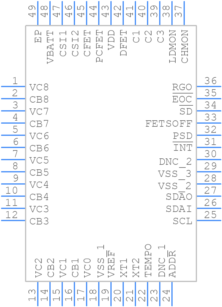 ISL94203IRTZ-T - Renesas Electronics - PCB symbol