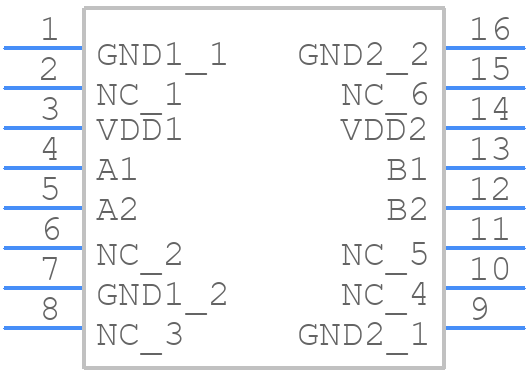 SI8421AD-D-IS - Skyworks - PCB symbol