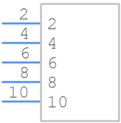 345-005-520-101 - EDAC - PCB symbol