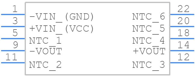 TSV 2415S - Traco Power - PCB symbol