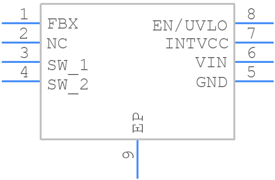 LT8330IDDB#TRPBF - Analog Devices - PCB symbol