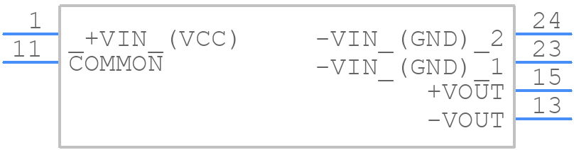 THR 3-4822WI - Traco Power - PCB symbol