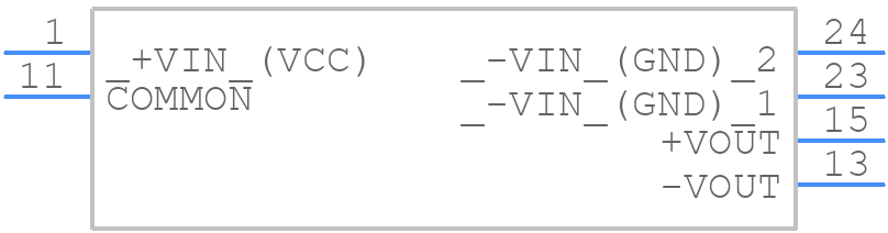 THR 3-7223WI - Traco Power - PCB symbol