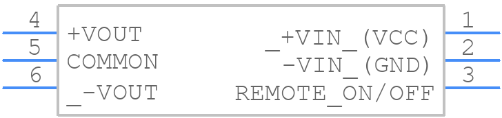 THR 10-7222WI - Traco Power - PCB symbol