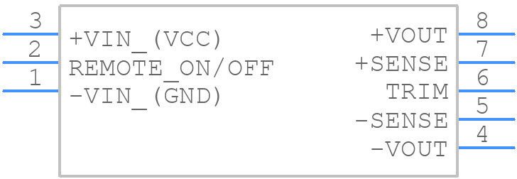 THM 60-2411WI - Traco Power - PCB symbol
