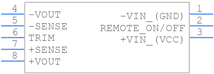THM 60-2413WI - Traco Power - PCB symbol