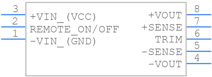 THM 60-4811WI - Traco Power - PCB symbol