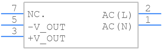 TML 30103 - Traco Power - PCB symbol