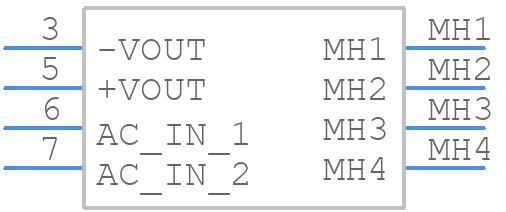 TPM 30112 - Traco Power - PCB symbol