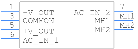 TPM 15215 - Traco Power - PCB symbol