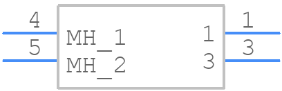 MPB02-1B54-R-CAP-WT-D - Same Sky - PCB symbol