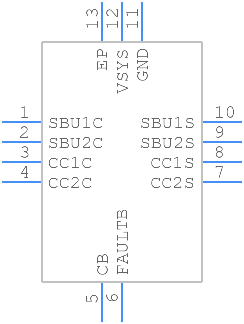 DPO2036DBB-7 - Diodes Incorporated - PCB symbol