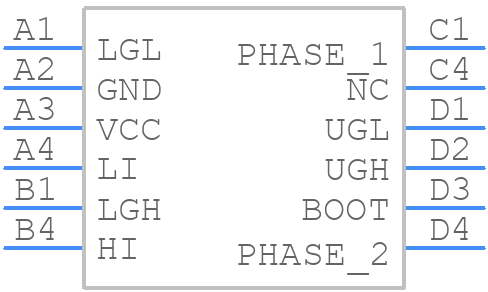 uP1966E - EPC - PCB symbol