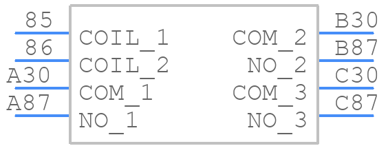 3-1415001-2 - TE Connectivity - PCB symbol