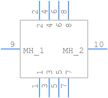 TM11R-5L-88(40) - Hirose - PCB symbol