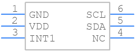 HP206CW - Hope Microelectronics - PCB symbol