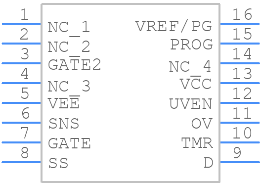 TPS23521PWR - Texas Instruments - PCB symbol