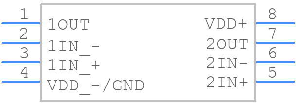 TLC4502QD - Texas Instruments - PCB symbol