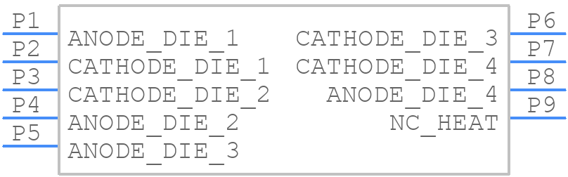 LE UW S2WP-RBSB-BQ-0-A40-R18 - ams OSRAM - PCB symbol