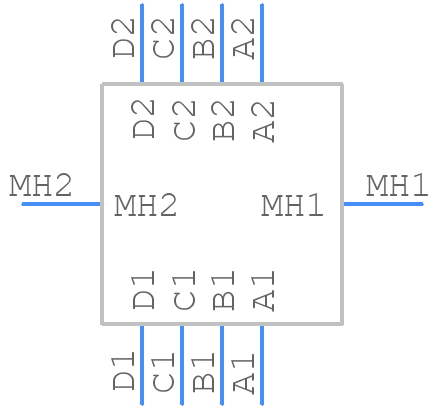 FX30B-4P-3.81DSA20 - Hirose - PCB symbol