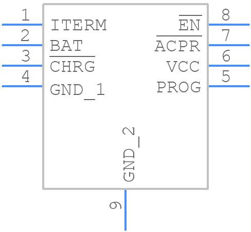 LTC4068EDD-4.2#TRPBF - Analog Devices - PCB symbol