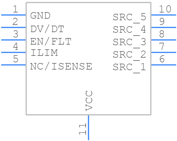 NIS5420MT7TXG - onsemi - PCB symbol