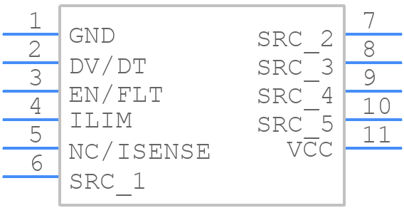 NIS5420MT1TXG - onsemi - PCB symbol