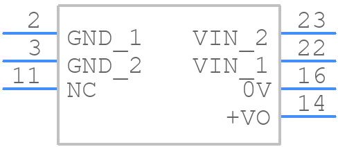 VRB2412ZP-6WR3 - Mornsun Power - PCB symbol