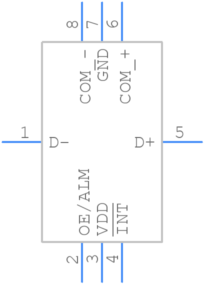 ISL54226IRUZ-T - Renesas Electronics - PCB symbol