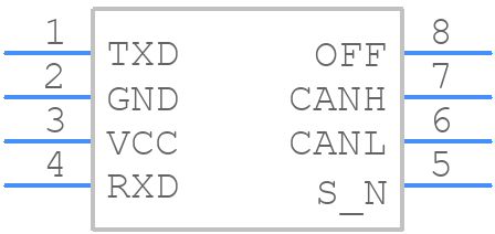 TJA1441DT/0Z - NXP - PCB symbol