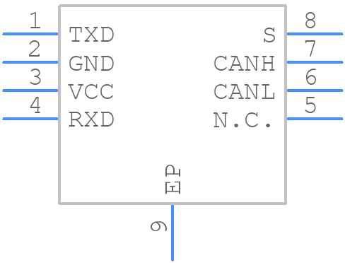 TJA1441BTK/0Z - NXP - PCB symbol