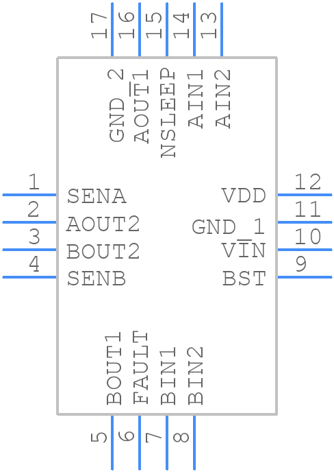 MP6507GQ-P - Monolithic Power Systems (MPS) - PCB symbol