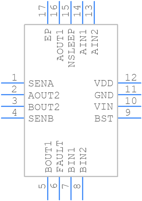 MP6507GR-P - Monolithic Power Systems (MPS) - PCB symbol