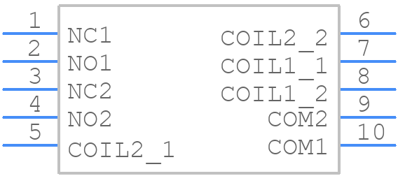 HFKA-012-2ZST - Hongfa - PCB symbol