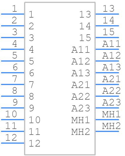 685M17W2203L461 - NorComp - PCB symbol