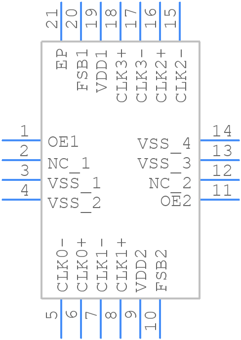 DSC400-1111Q0044KI2 - Microchip - PCB symbol