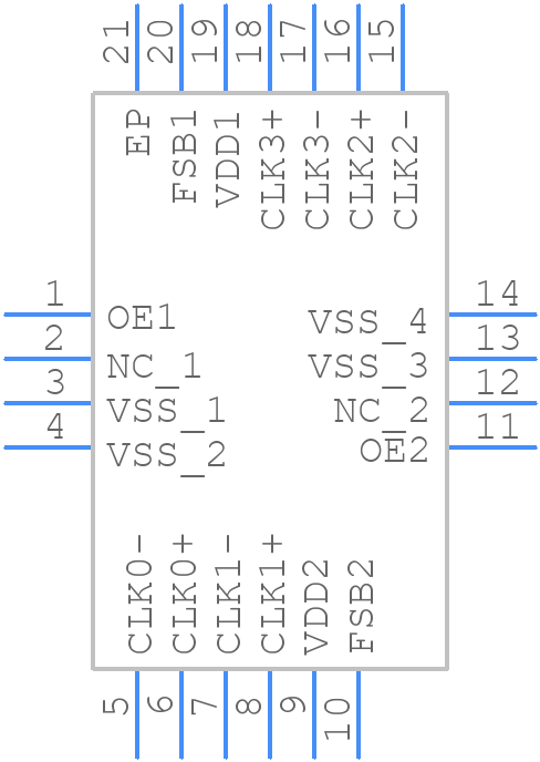 DSC400-4444Q0015KE1 - Microchip - PCB symbol