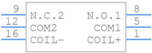 DSP1-DC9V-F - Panasonic - PCB symbol