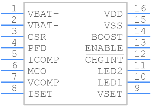 LM3621M - Rochester Electronics - PCB symbol