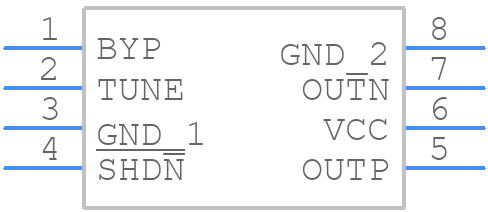 MAX2753EUA-T - Analog Devices - PCB symbol