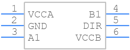 ST1G3236DTR - STMicroelectronics - PCB symbol