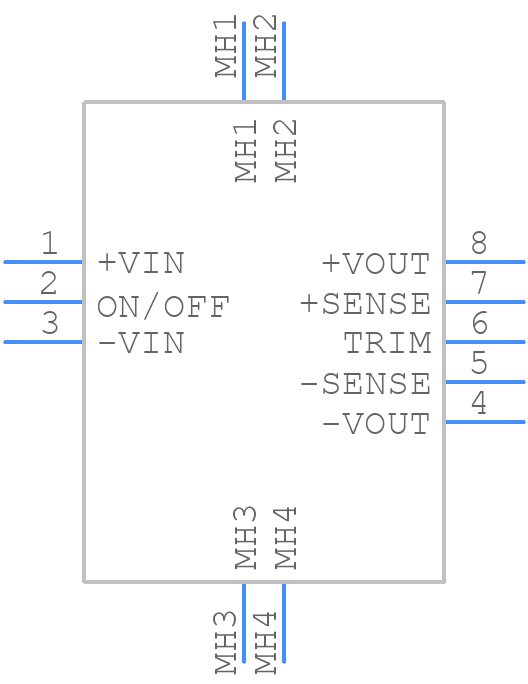 CQB100W-48S12N-CM - Cincon - PCB symbol