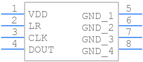 MP34DT05-A - STMicroelectronics - PCB symbol