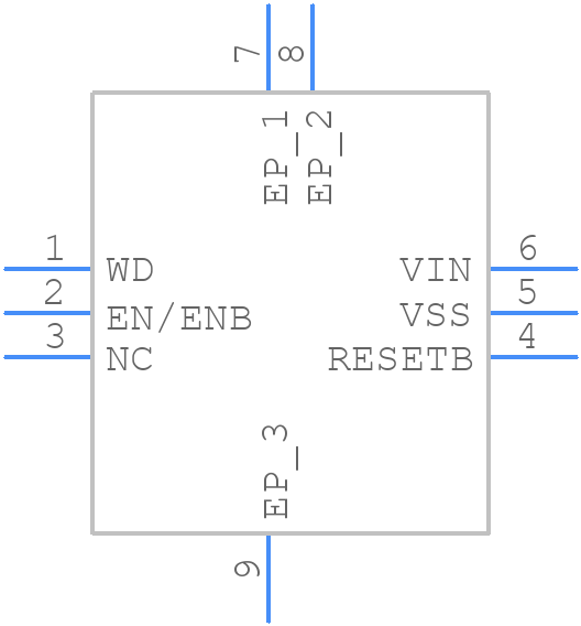 XC6121E616ER-G - Torex - PCB symbol