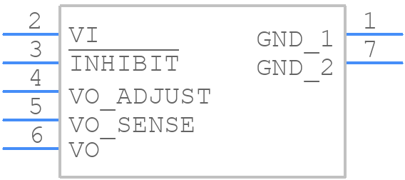 PTN78020WAZT - Texas Instruments - PCB symbol