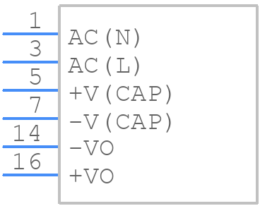 LS05-26B15SS - Mornsun Power - PCB symbol