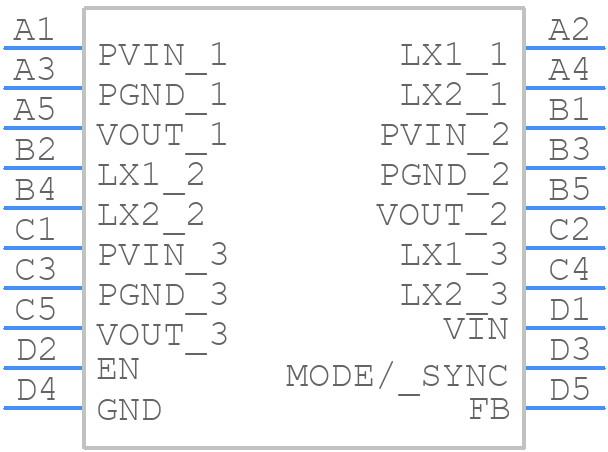 ISL91108IINZ-T7A - Renesas Electronics - PCB symbol