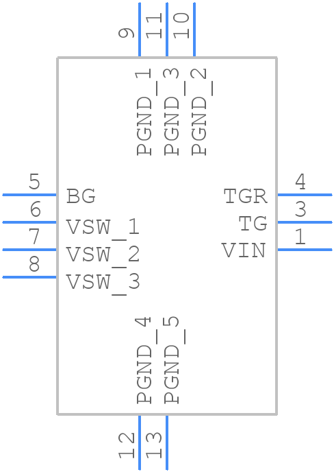 CSD87333Q3D - Texas Instruments - PCB symbol