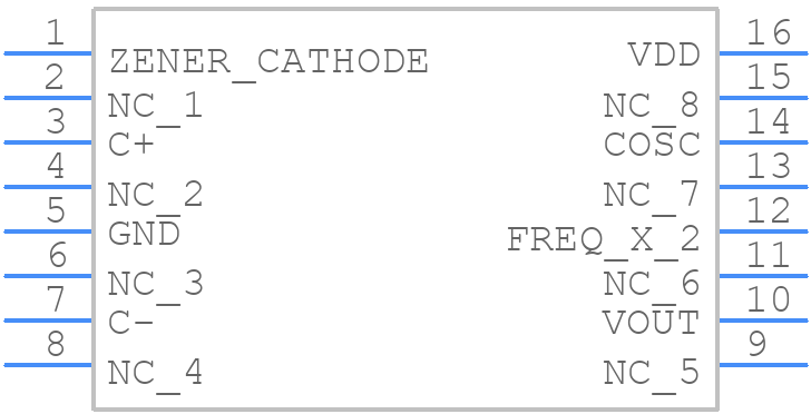 TC962COE713 - Microchip - PCB symbol